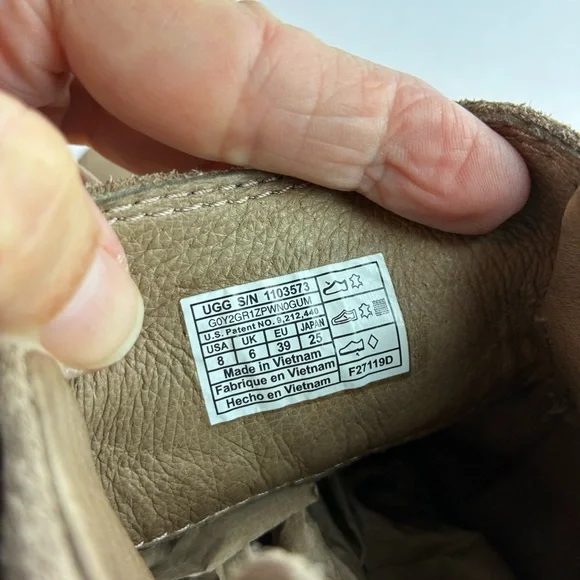 Ugg Sloane Tan Suede Ankle Boots - Picture 7 of 7